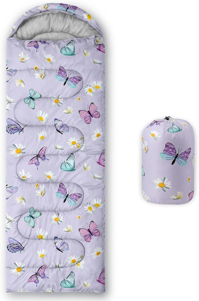 QOOMO Camping Sleeping Bags,3 Season Warm & Cool Weather,Lightweight,Waterproof Sleeping Bags for Adults & Kids,Traveling,and Outdoors,Camping Gear Equipment - Image 1